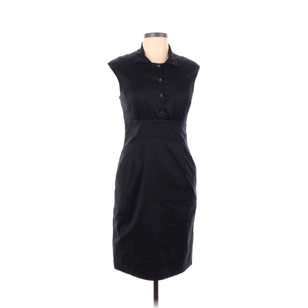 Ann Taylor Factory Women Black Casual Dress Size 6